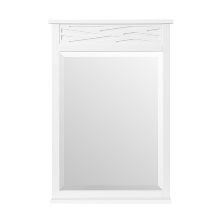 ALATERRE FURNITURE Coventry 24"W x 35"H Bath Mirror ANCT71WH